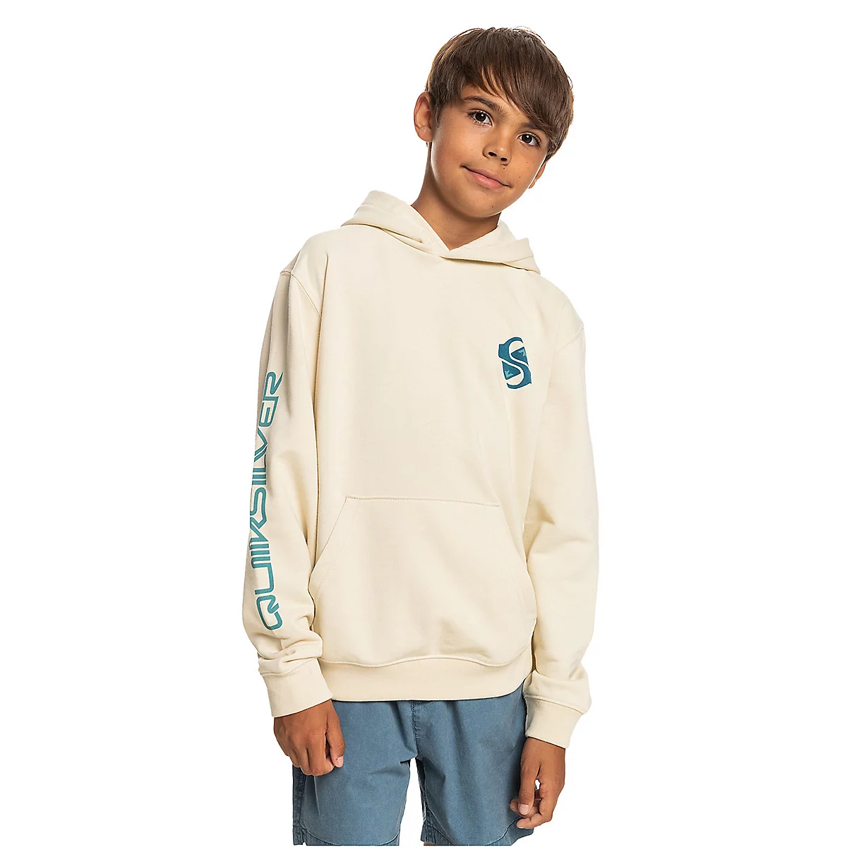 sweatshirt à capuche garçon color flow hood youth