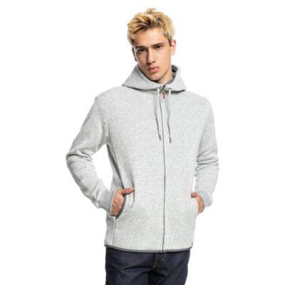 sweatshirt zippé à capuche homme keller