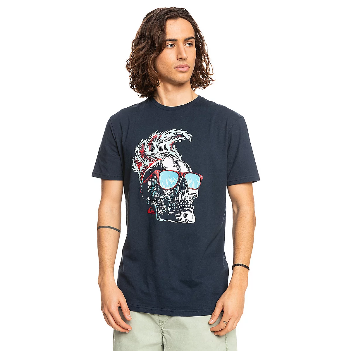 tee-shirt à manches courtes homme smokescreen m s