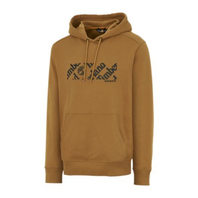 sweatshirt à capuche homme linear logo print