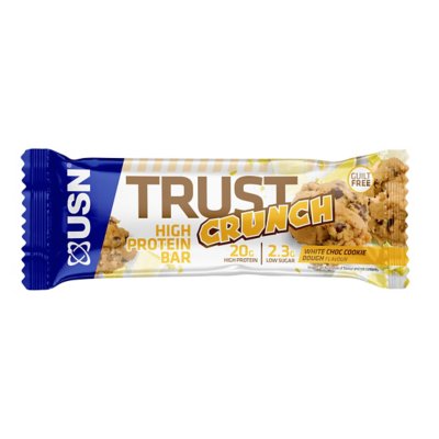 barre énergétique trust crunch chocolat blanc