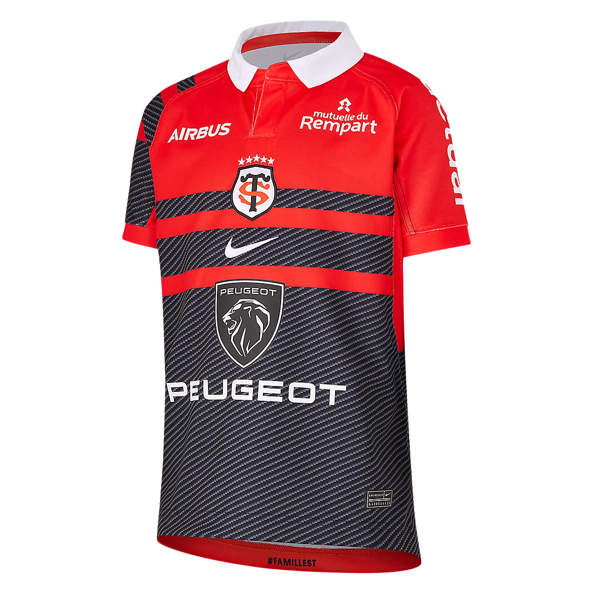 maillot de rugby enfant stade toulousain domicile 2022