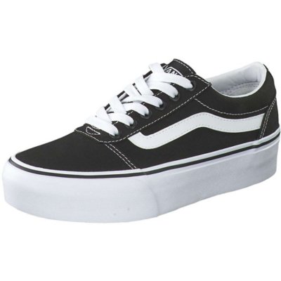 Chaussures Vans Ward noir blanc femme