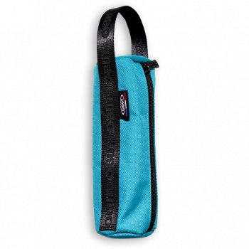 sacoche toile turquoise