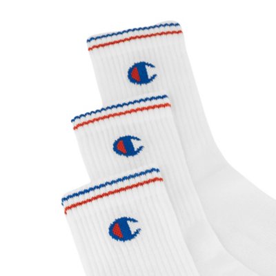 Champion 3pk quarter socks Blanc - Sous-vêtements Chaussettes Homme 10,99 €