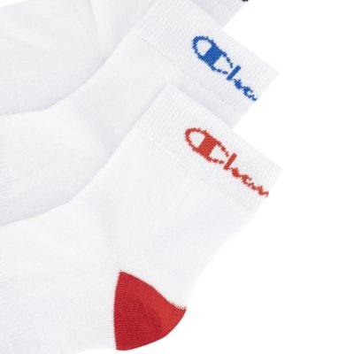 Champion Lot de 3 paires de chaussettes basses femme U20100-WW001 (35-38)  Blanc