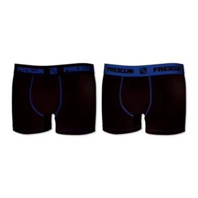 boxer homme boxer lot de 2 coton, freegun