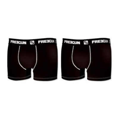 boxer homme boxer lot de 2 coton, freegun