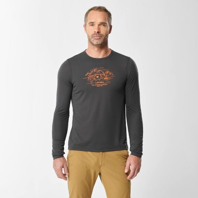 tee-shirt de randonnée à manches longues homme shield