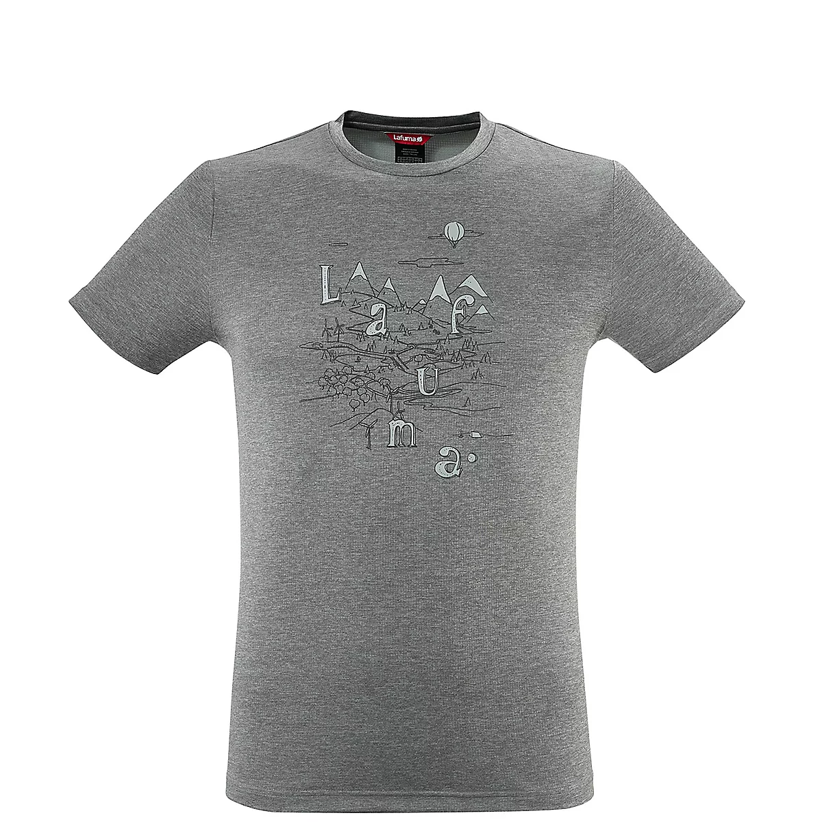 tee-shirt de randonnée à manches courtes homme shift