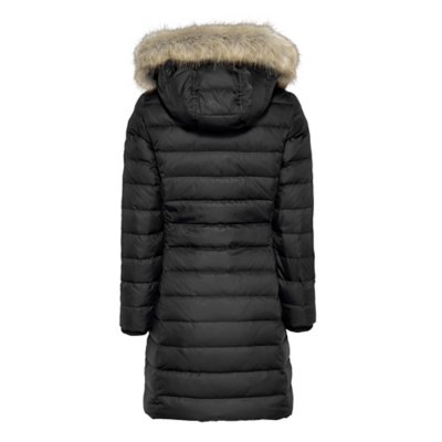 Blouson Femme Essential Hooded Down NOIR TOMMY HILFIGER BLACKSTORE