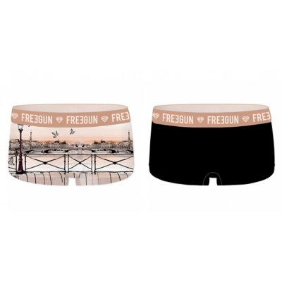 boxer fille microfibre